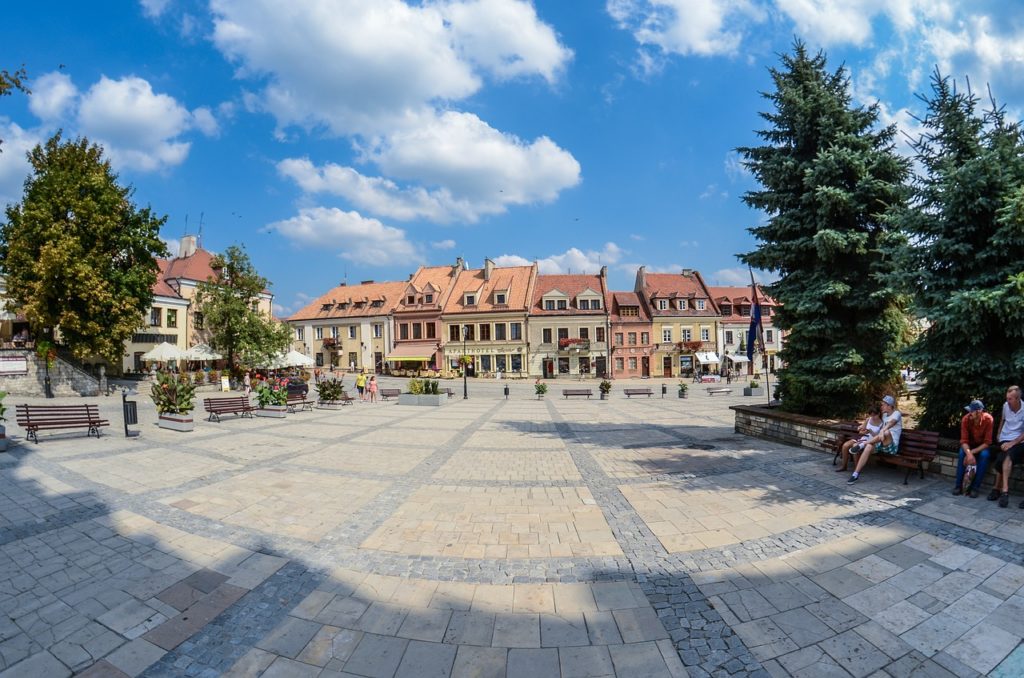 sandomierz, poland, the old town